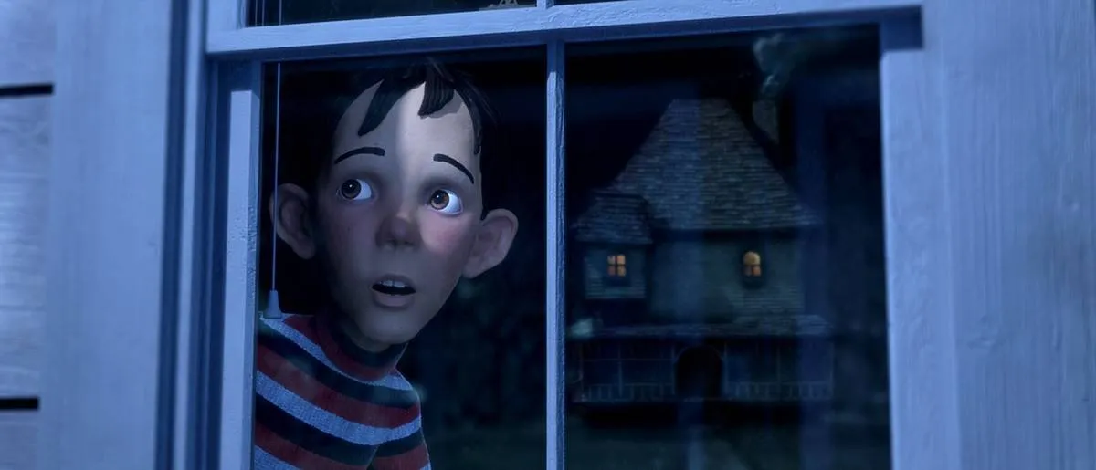 an animated still from monster house