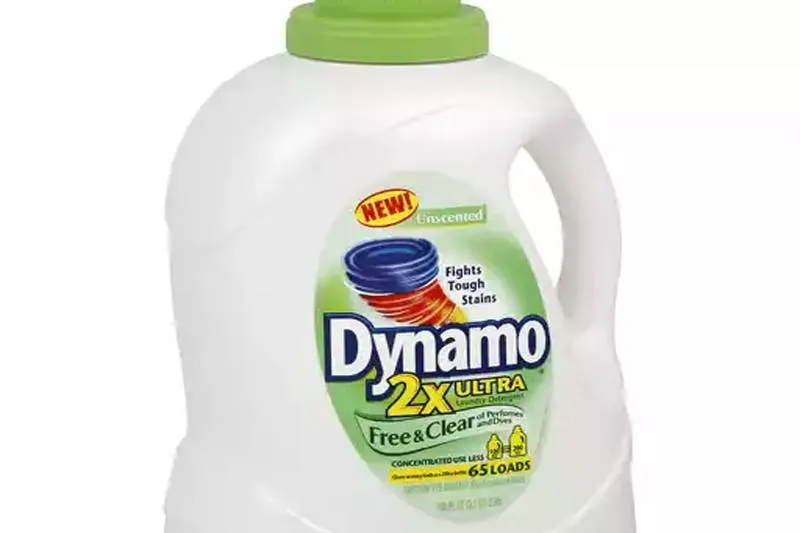 dynamo 2x ultra free & clear liquid detergent
