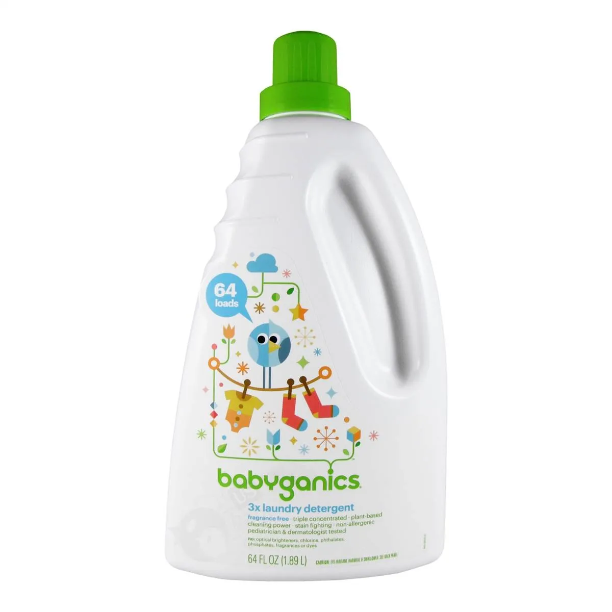 fragrance free babyganics 3x laundry detergent