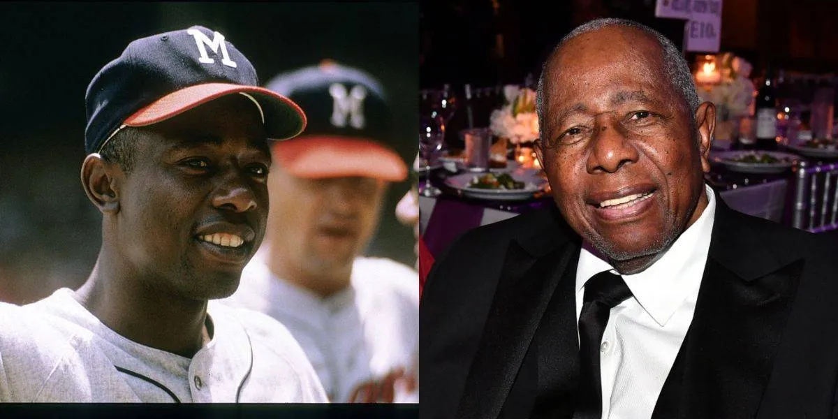 Hank Aaron before and after