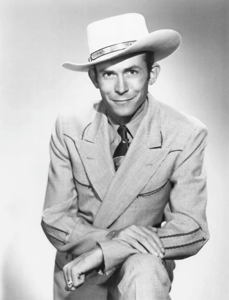 hank williams with a cowboy hat