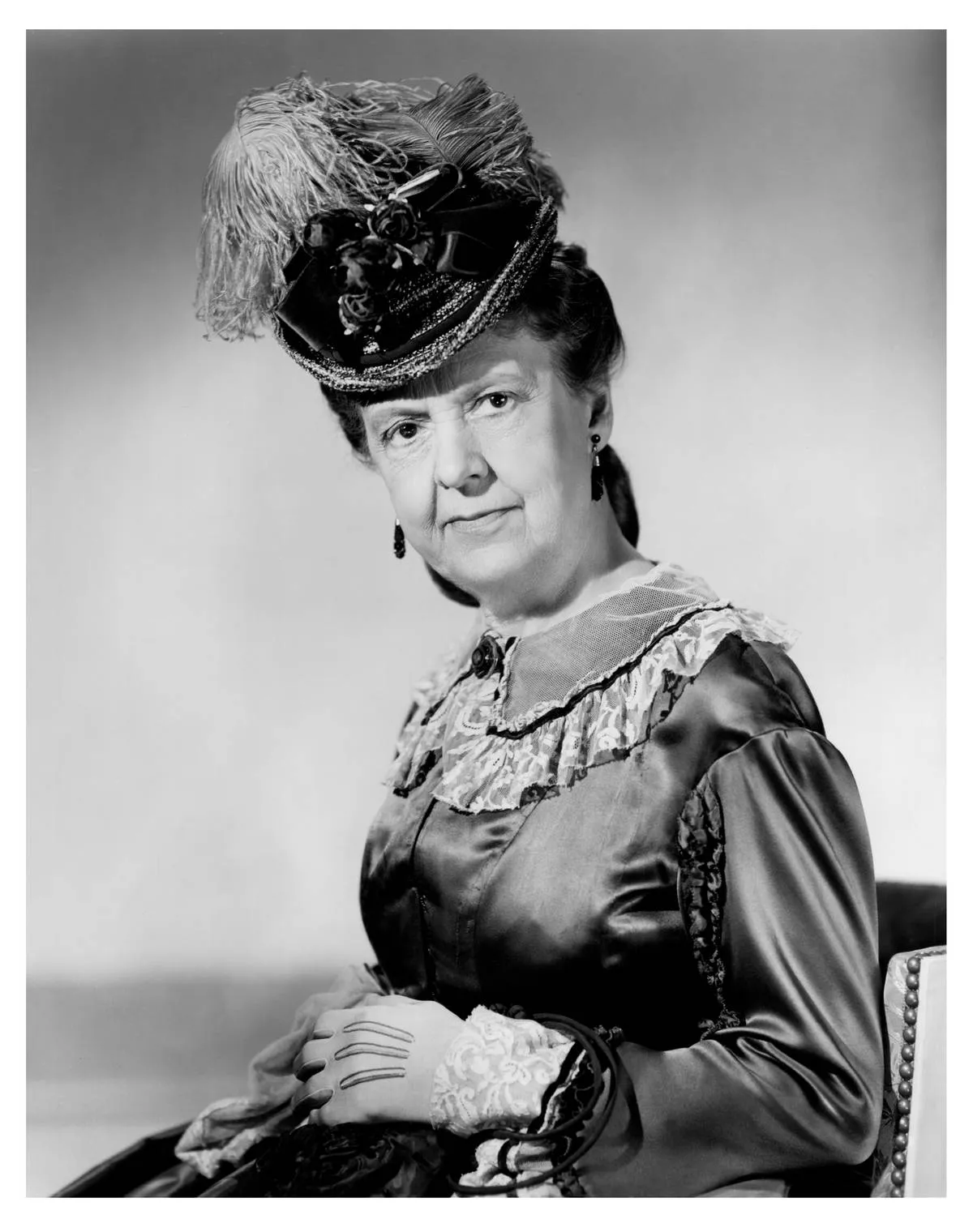 Actress Clara Blandick (1876-1962) as 'Mrs. Meade' in a publicity shot from the movie ‘So Goes My Love’, 1946, United States.