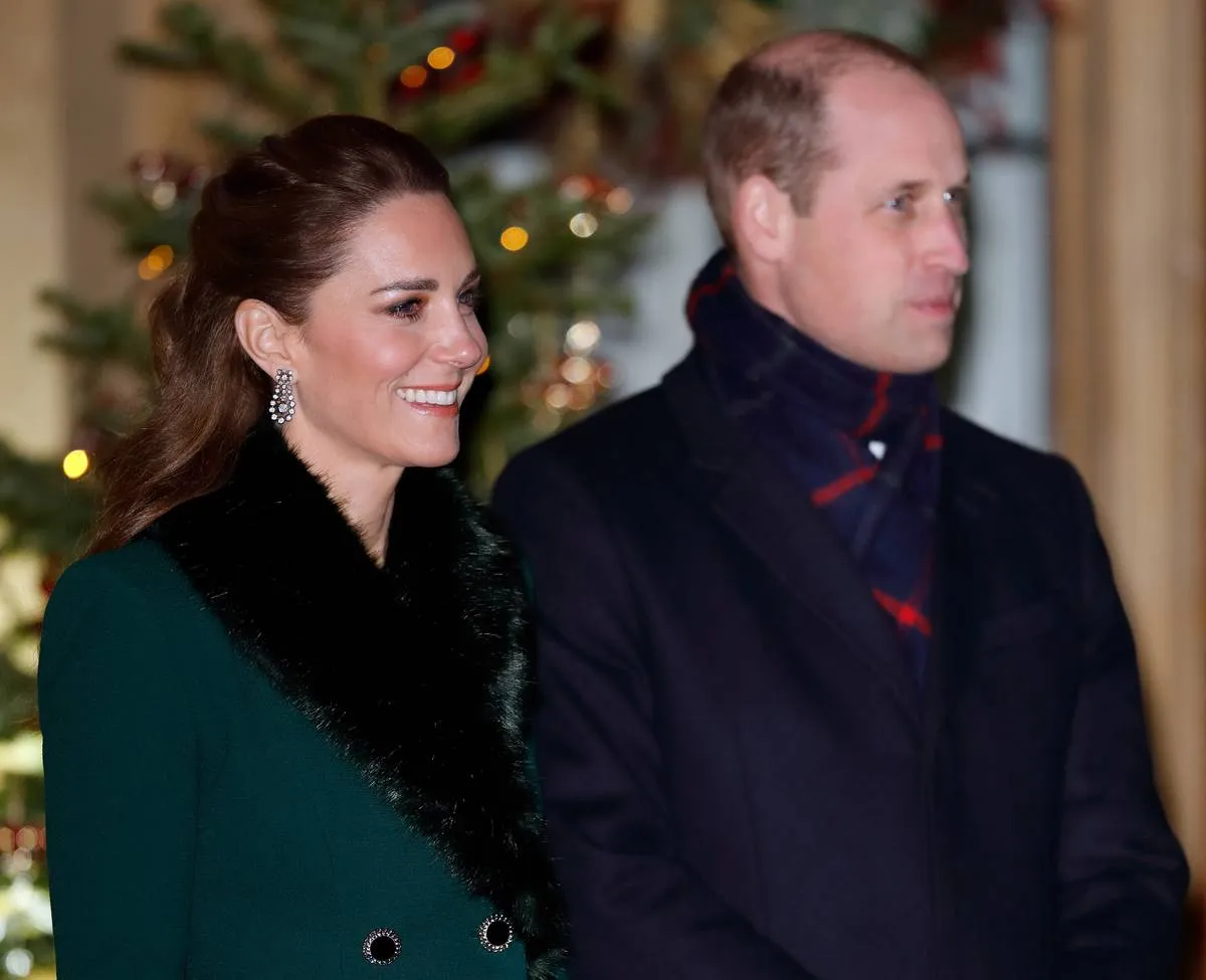 Kate Middleton and Prince William pose at Windsor Castle 