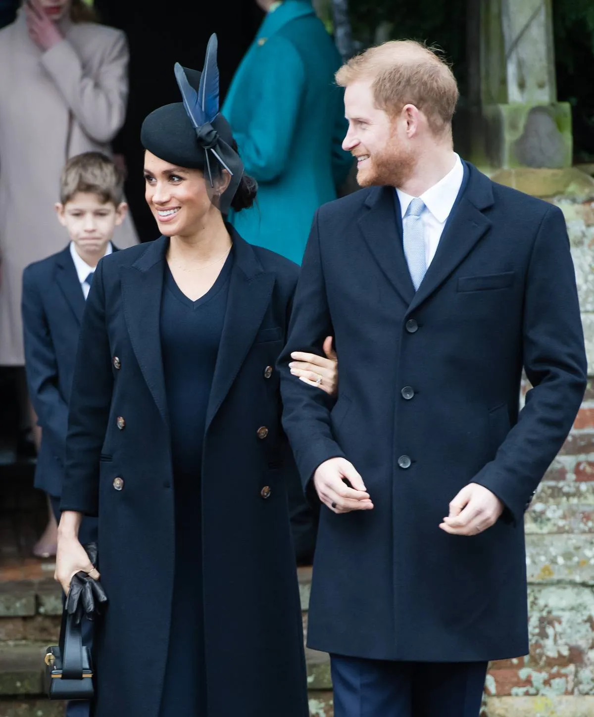 Meghan Markle and Prince Harry attend church on Christmas day