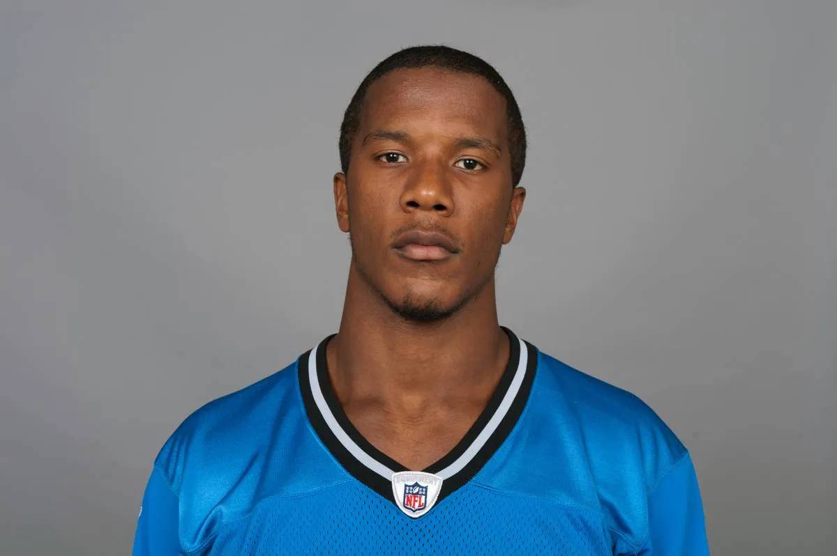 In this handout image provided by the NFL, Ricardo Silva of the Detroit Lions poses for his NFL headshot circa 2011 in Detroit, Michigan