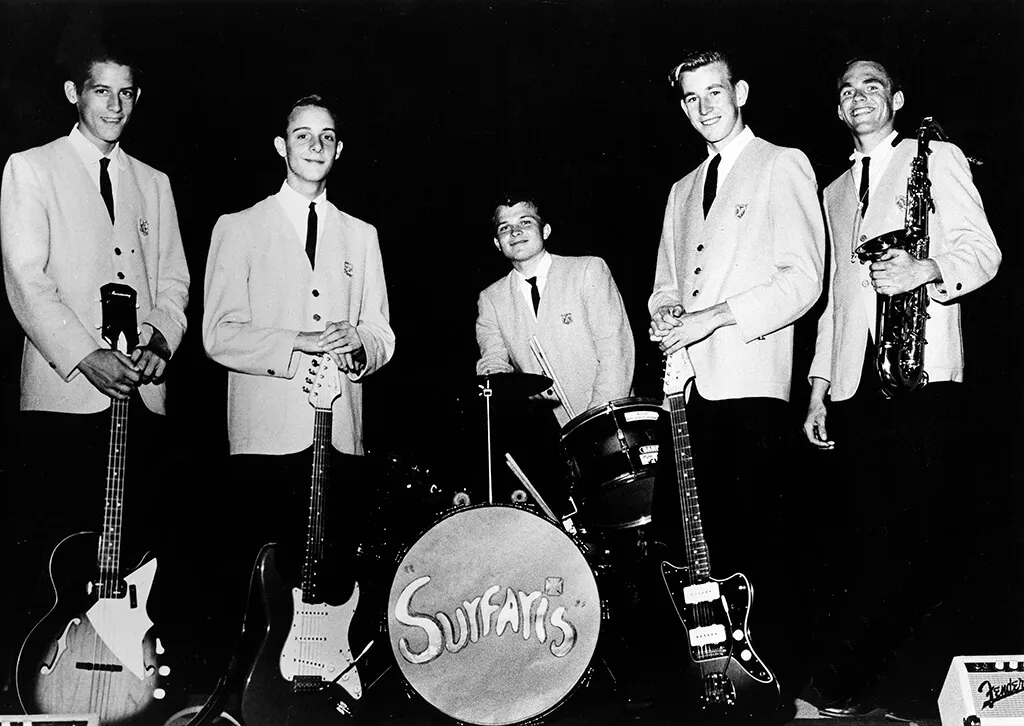 Photo of 1960s band The Surfaris 