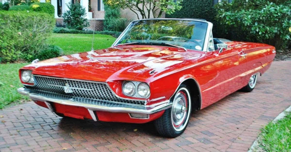 red convertible car