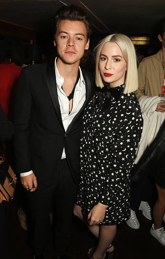 Harry and Gemma Styles pose for photo