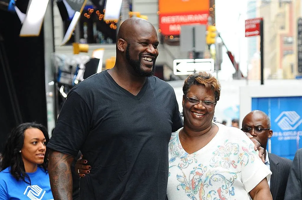 Shaq and his Mom Lucille O'Neal