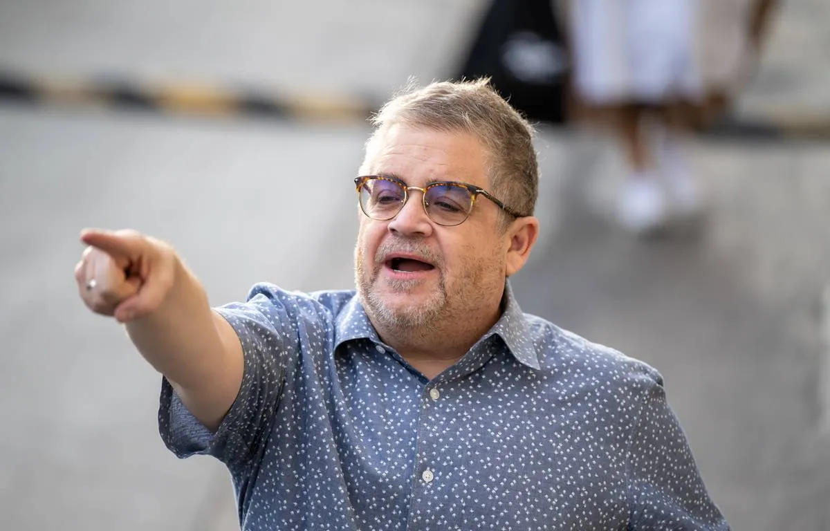 Patton Oswalt is seen at 