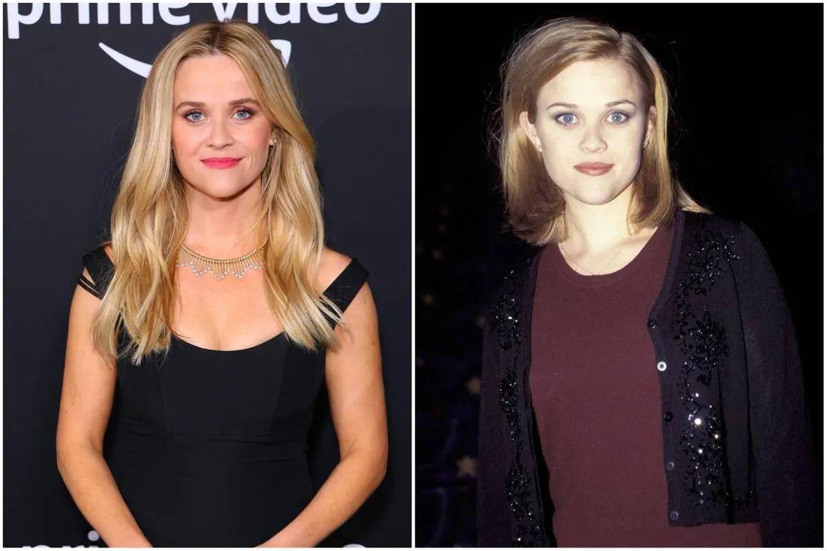 Reese Witherspoon in 2022 and 1996