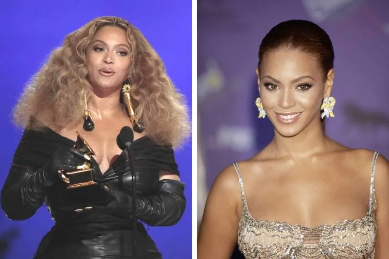 beyonce in 2021 and 2003
