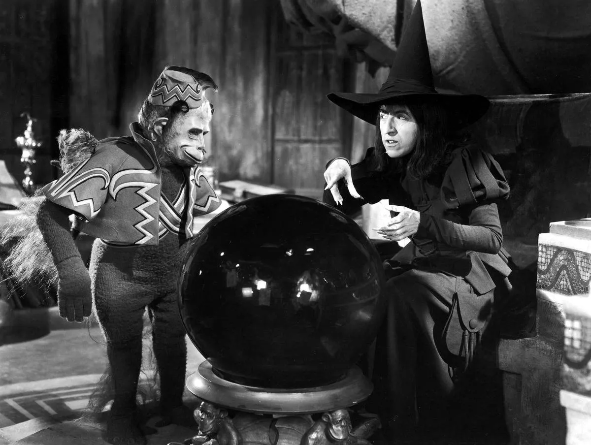 Wicked Witch & Monkey In 'Wizard Of Oz'