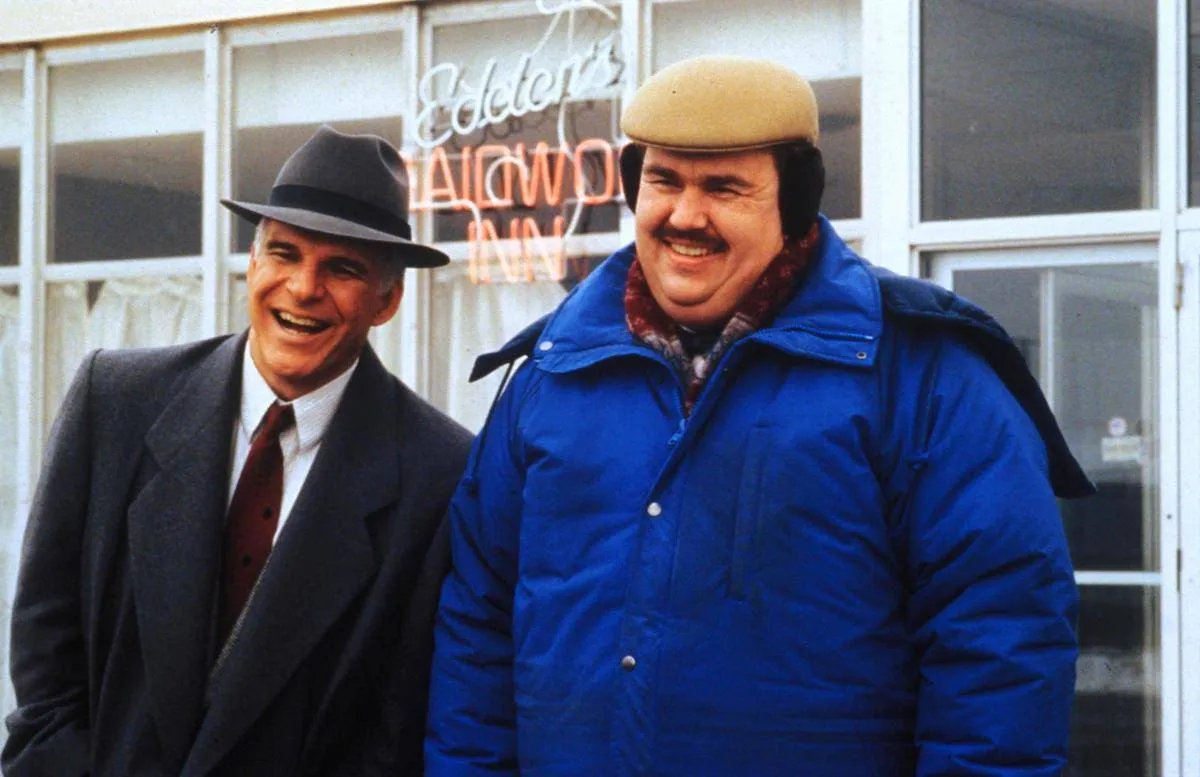 steve martin and john candy in planes, trains and automobiles