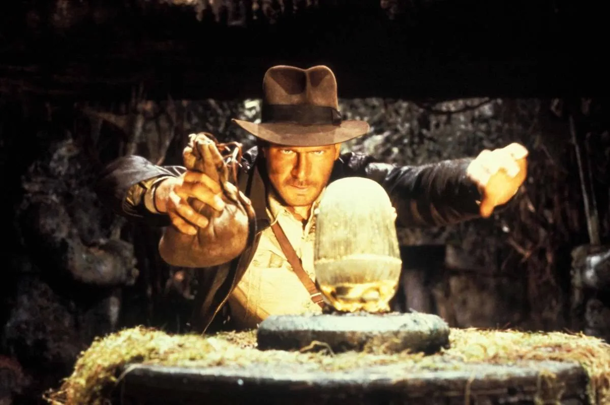 harrison ford as indiana jones in raiders of the lost ark