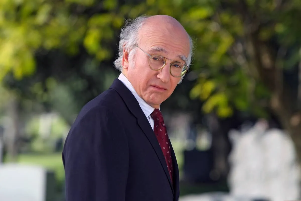 Larry David sneering in Curb Your Enthusiasm