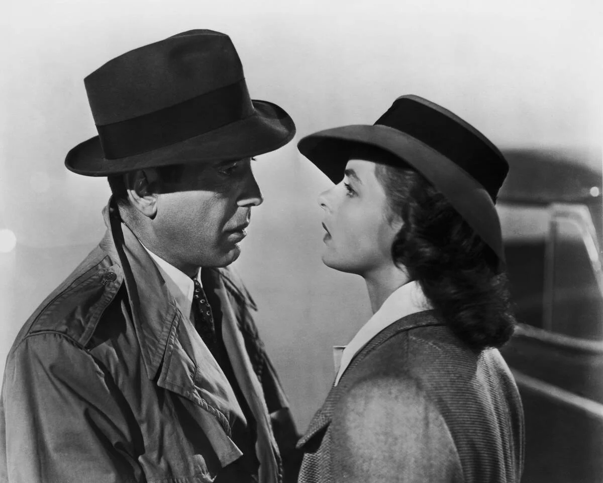 Humphrey Bogart and Ingrid Bergman in [redacted]