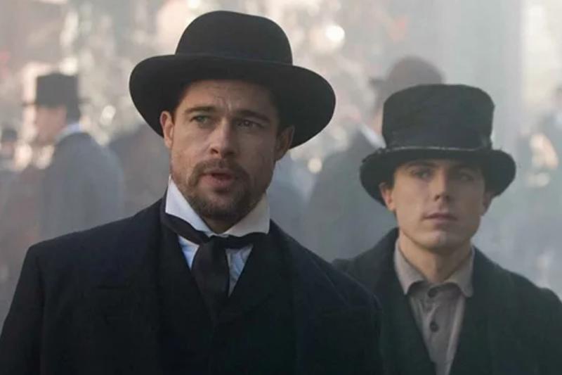 Assassination Of Jesse James Brad Pitt and Casey Affleck
