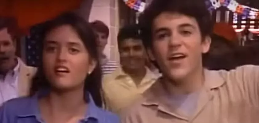 danica mckellar and fred savage in the wonder years finale