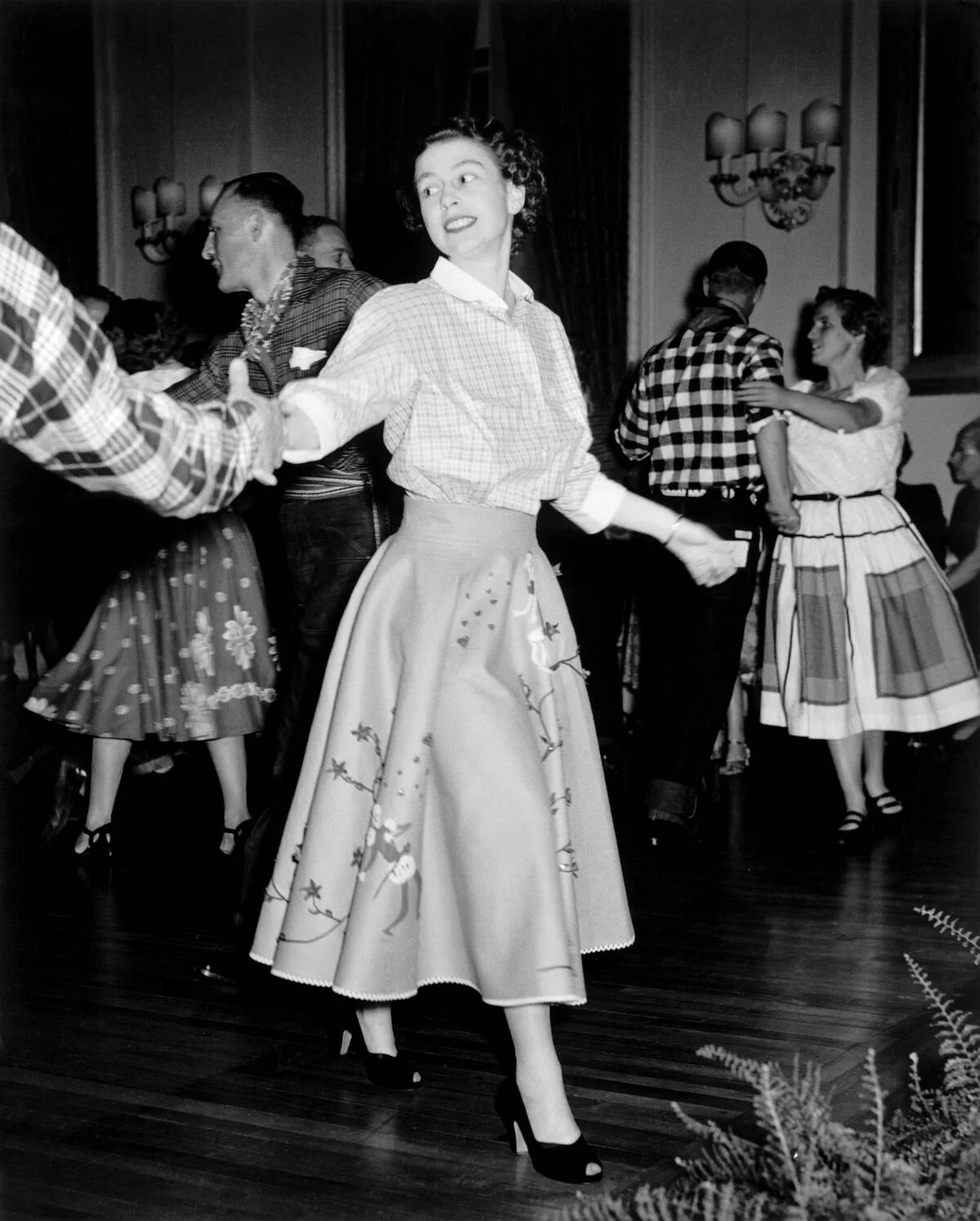 Princess Elizabeth Square Dancing In Ottawa