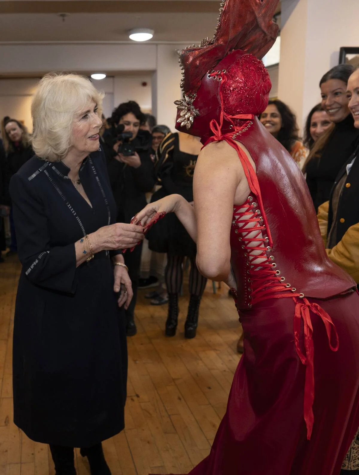 Queen Camilla Visits Kindred Studios' Shepherds Bush Pop-up Hub