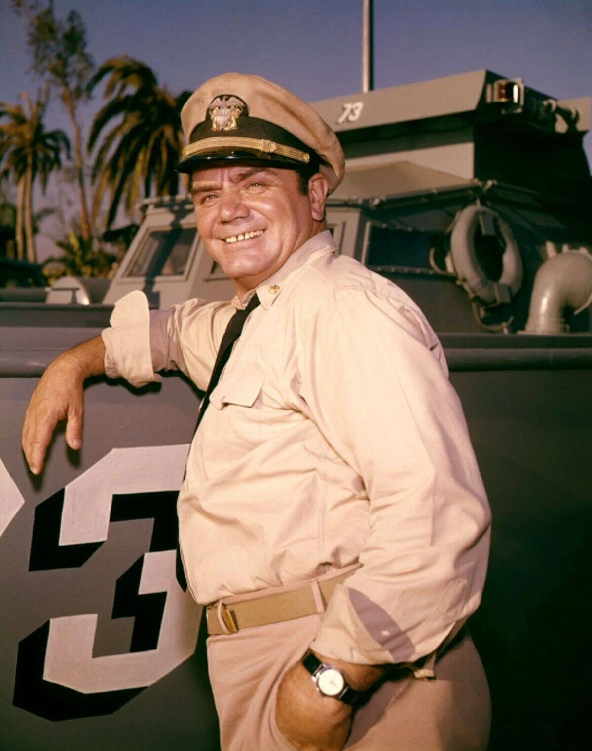 Ernest Borgnine as Quinton McHale in 'McHale's Navy'
