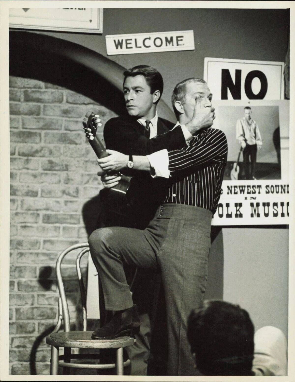 Ray Walston and Billy Bixby as Uncle Martin and Tom O'Hara in 'My Favorite Martian'